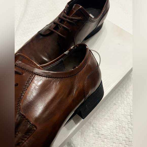 Men’s Steve Madden Desmond Oxford Shoes, 11, Tan - Picture 6 of 10